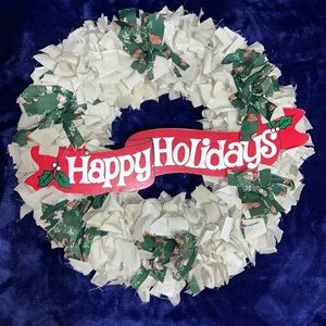 Happy Holidays Wreath